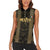 Custom Mexico Football Women Sleeveless Polo Shirt 2025 El Tri Champions Gold Color - Wonder Print Shop