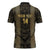 Custom Mexico Football Zipper Polo Shirt 2025 El Tri Champions Gold Color - Wonder Print Shop