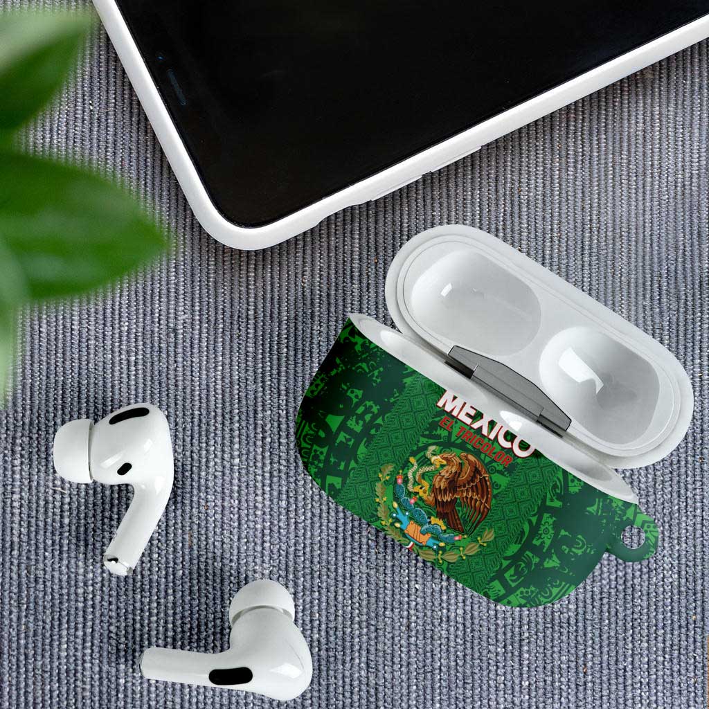 Custom Mexico Football AirPods Case 2025 El Tri Champions Green Color - Wonder Print Shop