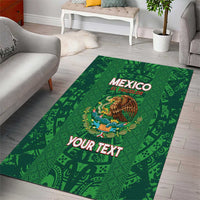 Custom Mexico Football Area Rug 2025 El Tri Champions Green Color - Wonder Print Shop