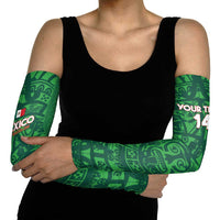 Custom Mexico Football Arm Sleeves 2025 El Tri Champions Green Color - Wonder Print Shop