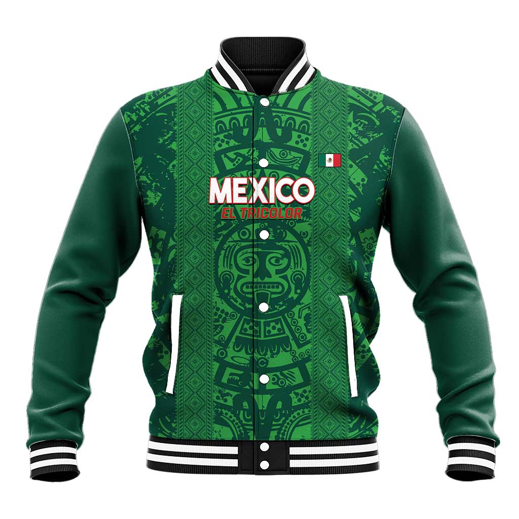 Custom Mexico Football Baseball Jacket 2025 El Tri Champions Green Color - Wonder Print Shop