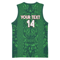 Custom Mexico Football Basketball Jersey 2025 El Tri Champions Green Color - Wonder Print Shop