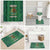 Custom Mexico Football Bathroom Set 2025 El Tri Champions Green Color - Wonder Print Shop