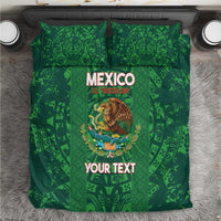 Custom Mexico Football Bedding Set 2025 El Tri Champions Green Color - Wonder Print Shop