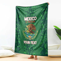 Custom Mexico Football Blanket 2025 El Tri Champions Green Color - Wonder Print Shop