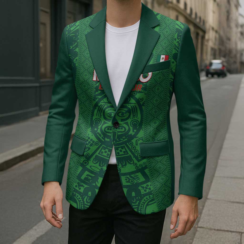 Custom Mexico Football Blazer 2025 El Tri Champions Green Color - Wonder Print Shop