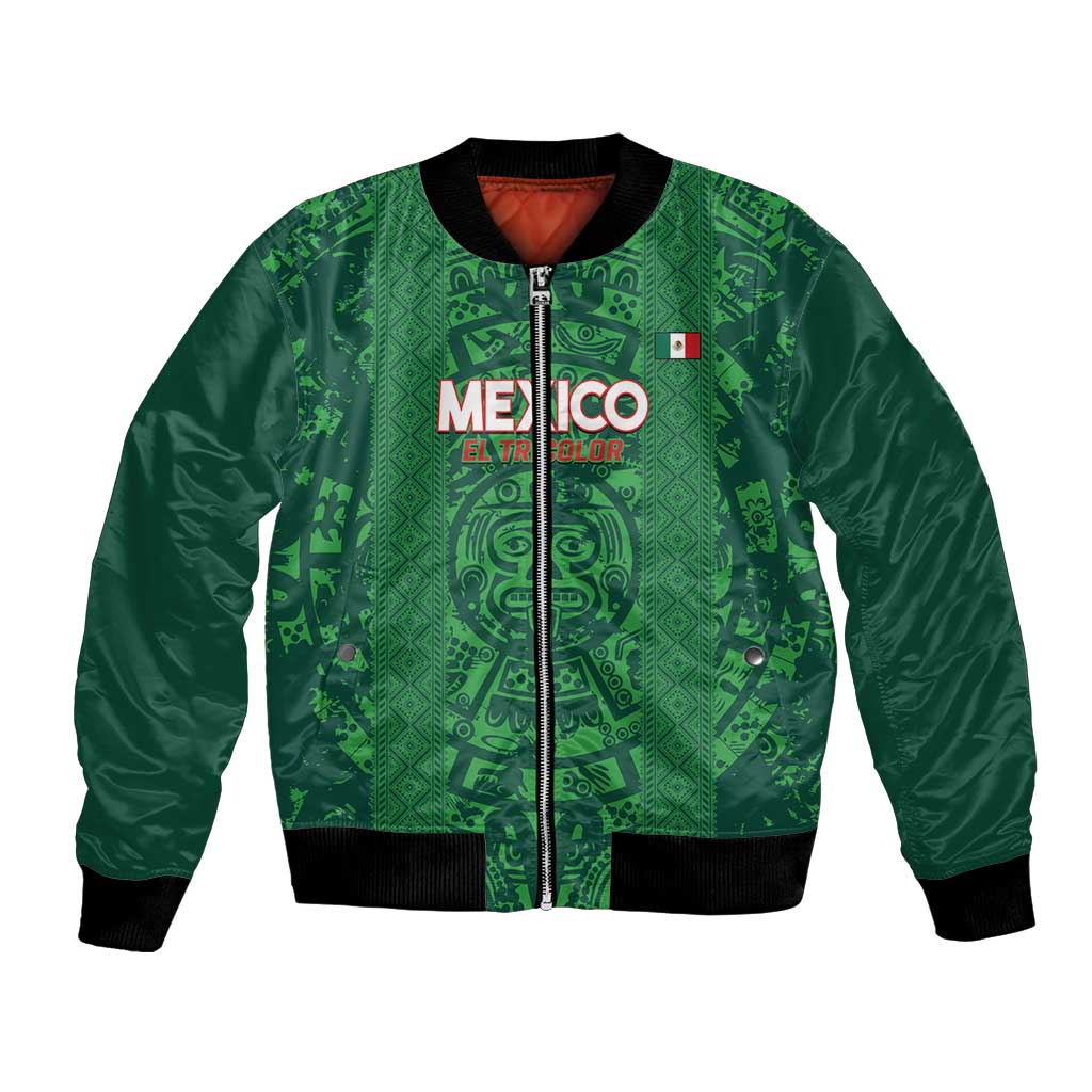 Custom Mexico Football Bomber Jacket 2025 El Tri Champions Green Color - Wonder Print Shop