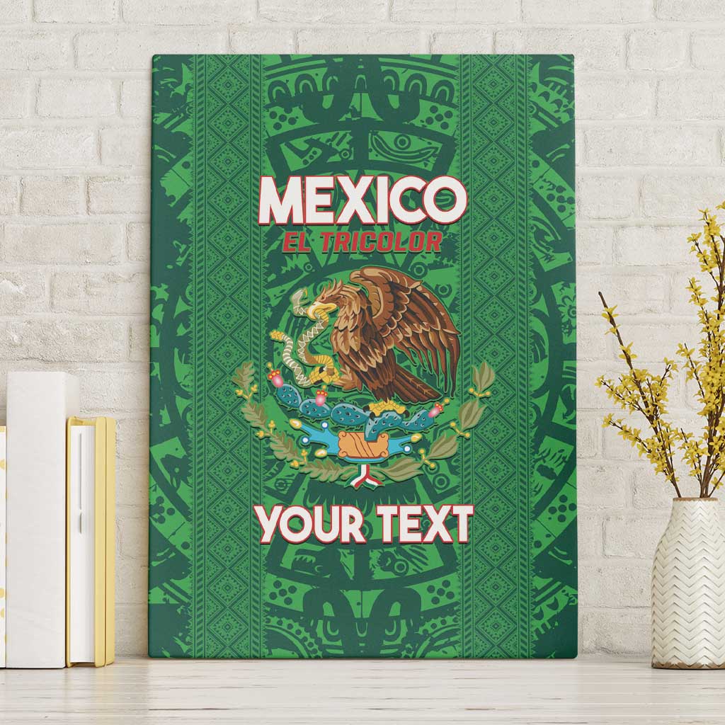 Custom Mexico Football Canvas Wall Art 2025 El Tri Champions Green Color - Wonder Print Shop