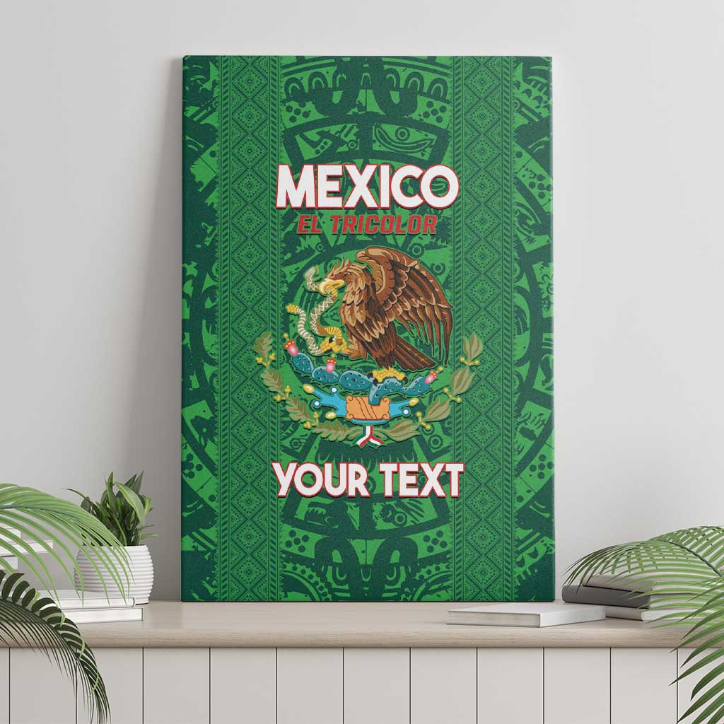 Custom Mexico Football Canvas Wall Art 2025 El Tri Champions Green Color - Wonder Print Shop