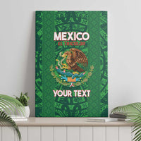 Custom Mexico Football Canvas Wall Art 2025 El Tri Champions Green Color - Wonder Print Shop