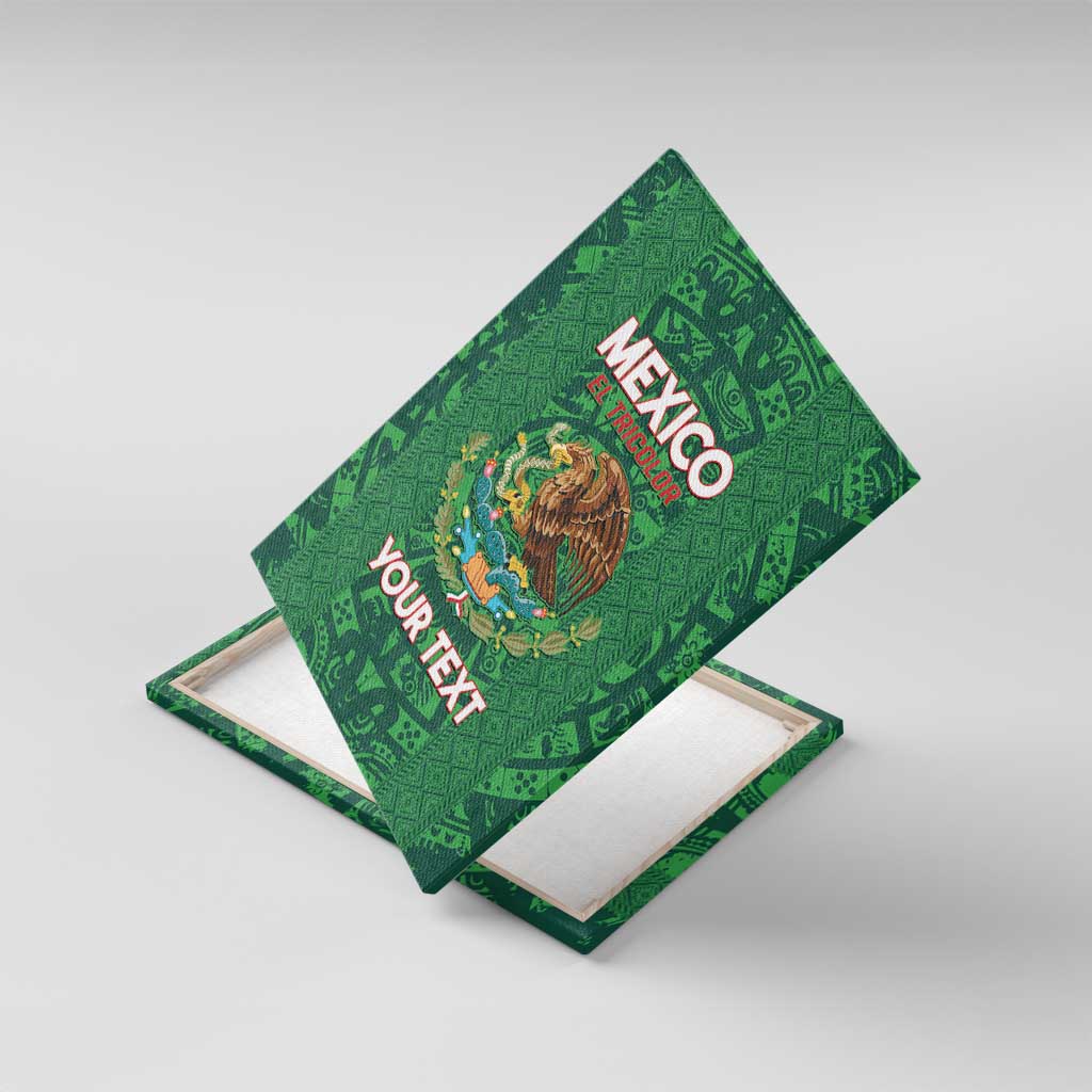 Custom Mexico Football Canvas Wall Art 2025 El Tri Champions Green Color - Wonder Print Shop