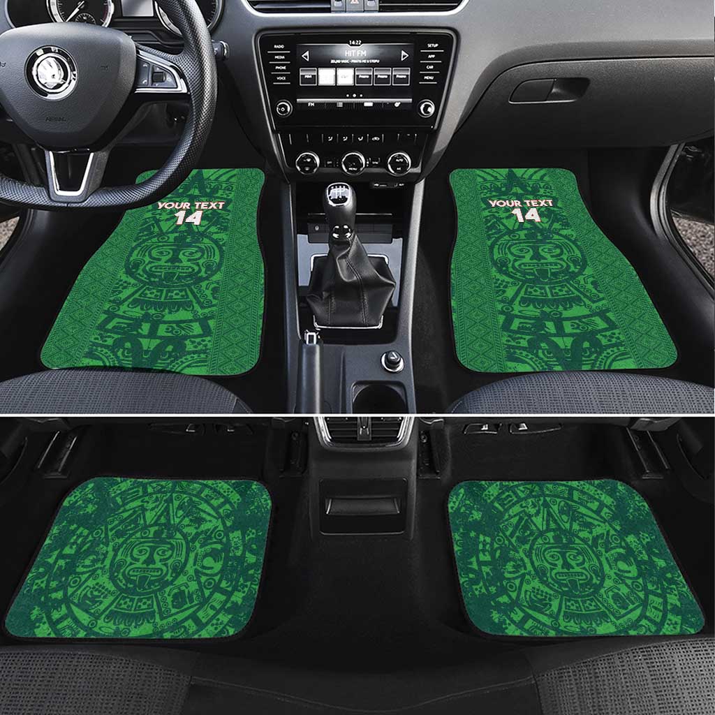 Custom Mexico Football Car Mats 2025 El Tri Champions Green Color - Wonder Print Shop