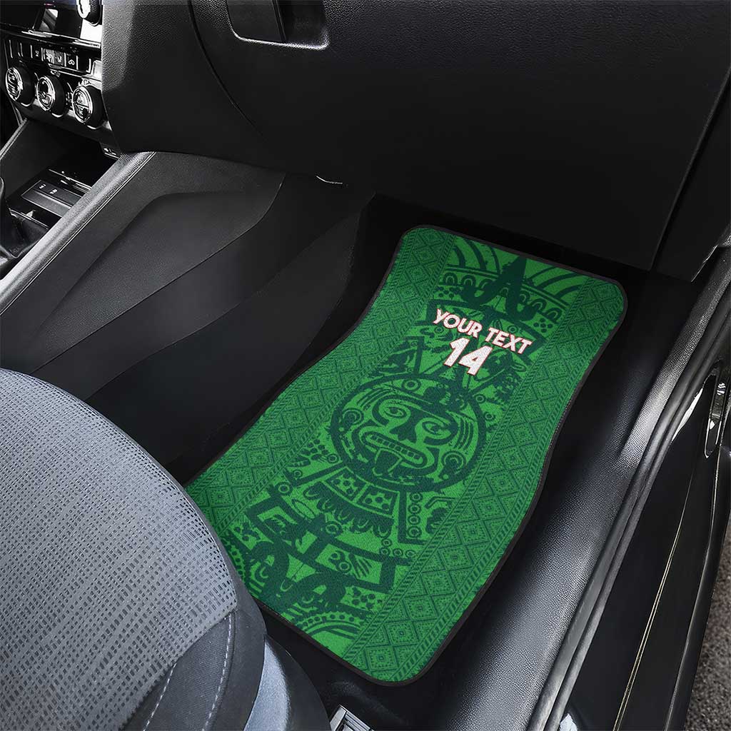 Custom Mexico Football Car Mats 2025 El Tri Champions Green Color - Wonder Print Shop