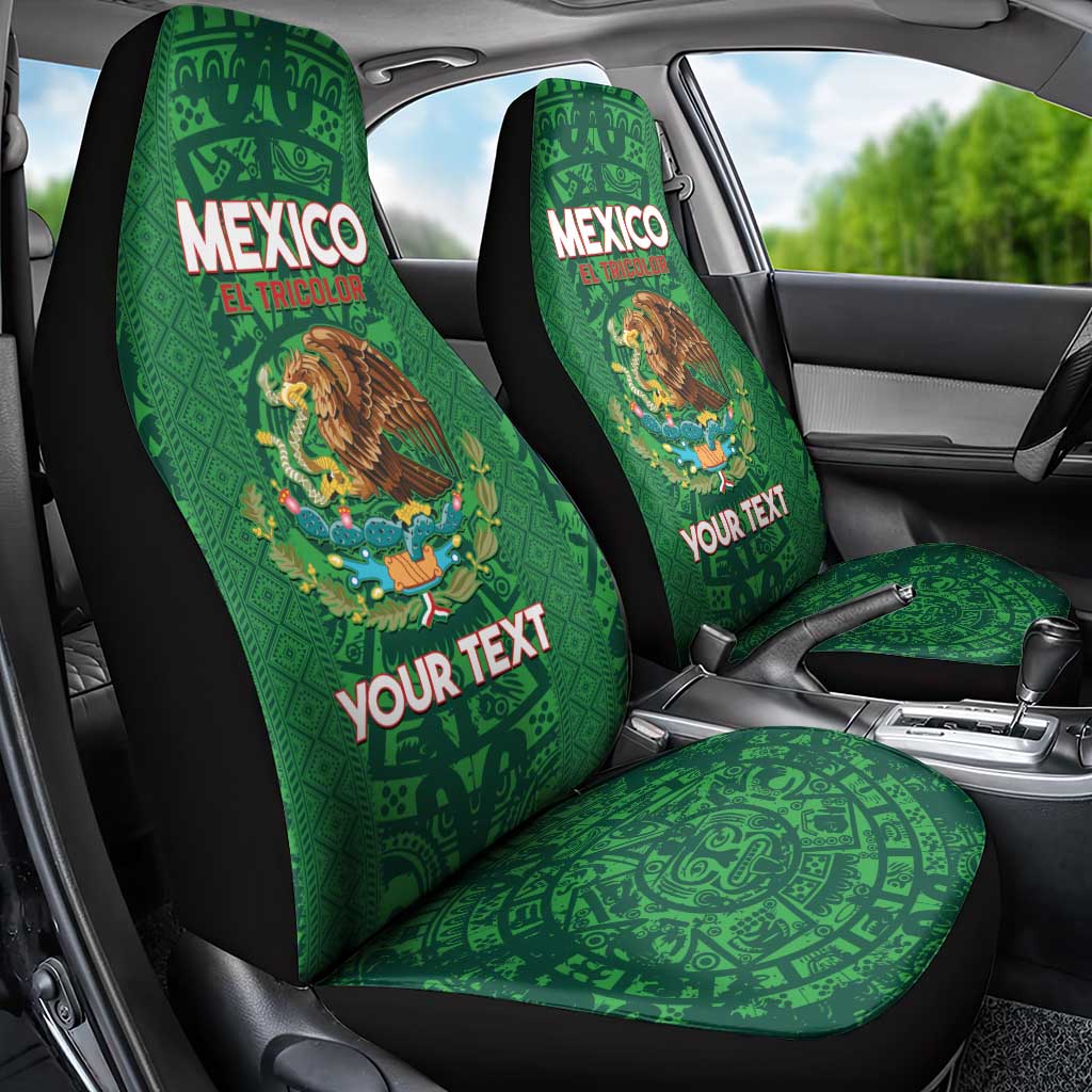 Custom Mexico Football Car Seat Cover 2025 El Tri Champions Green Color - Wonder Print Shop