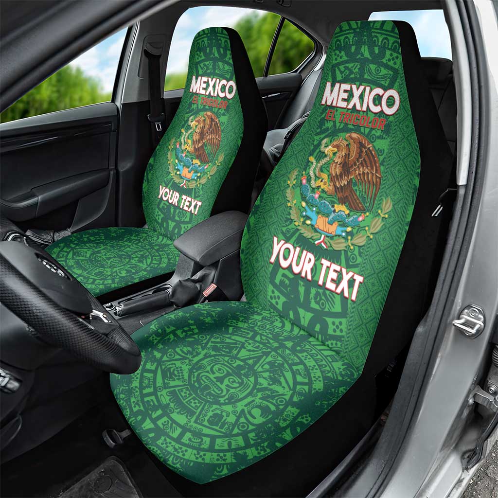 Custom Mexico Football Car Seat Cover 2025 El Tri Champions Green Color - Wonder Print Shop