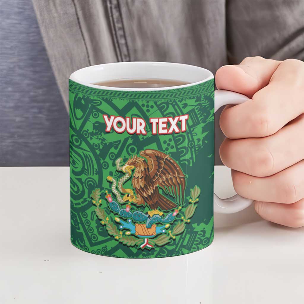 Custom Mexico Football Ceramic Mug 2025 El Tri Champions Green Color - Wonder Print Shop