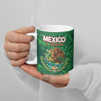 Custom Mexico Football Ceramic Mug 2025 El Tri Champions Green Color - Wonder Print Shop