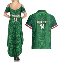Custom Mexico Football Couples Matching Summer Maxi Dress and Hawaiian Shirt 2025 El Tri Champions Green Color - Wonder Print Shop