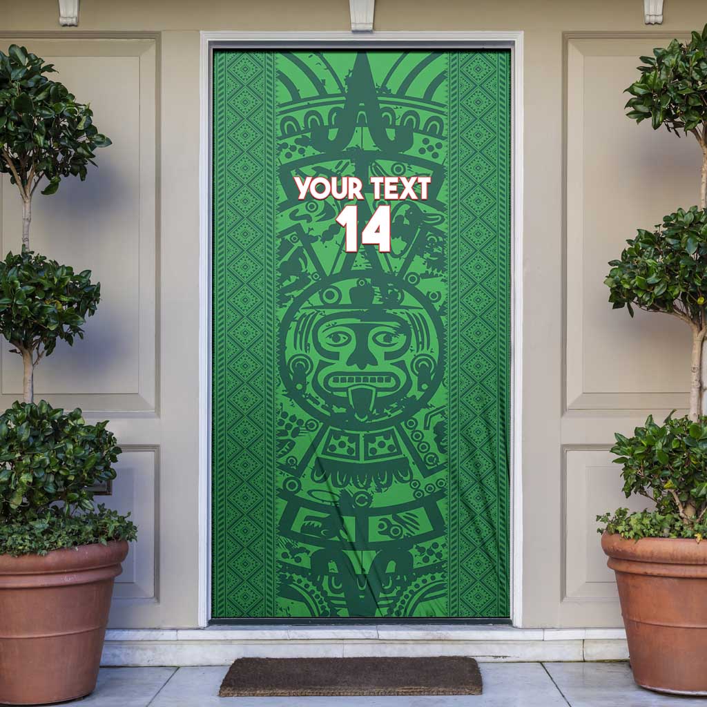 Custom Mexico Football Door Cover 2025 El Tri Champions Green Color - Wonder Print Shop