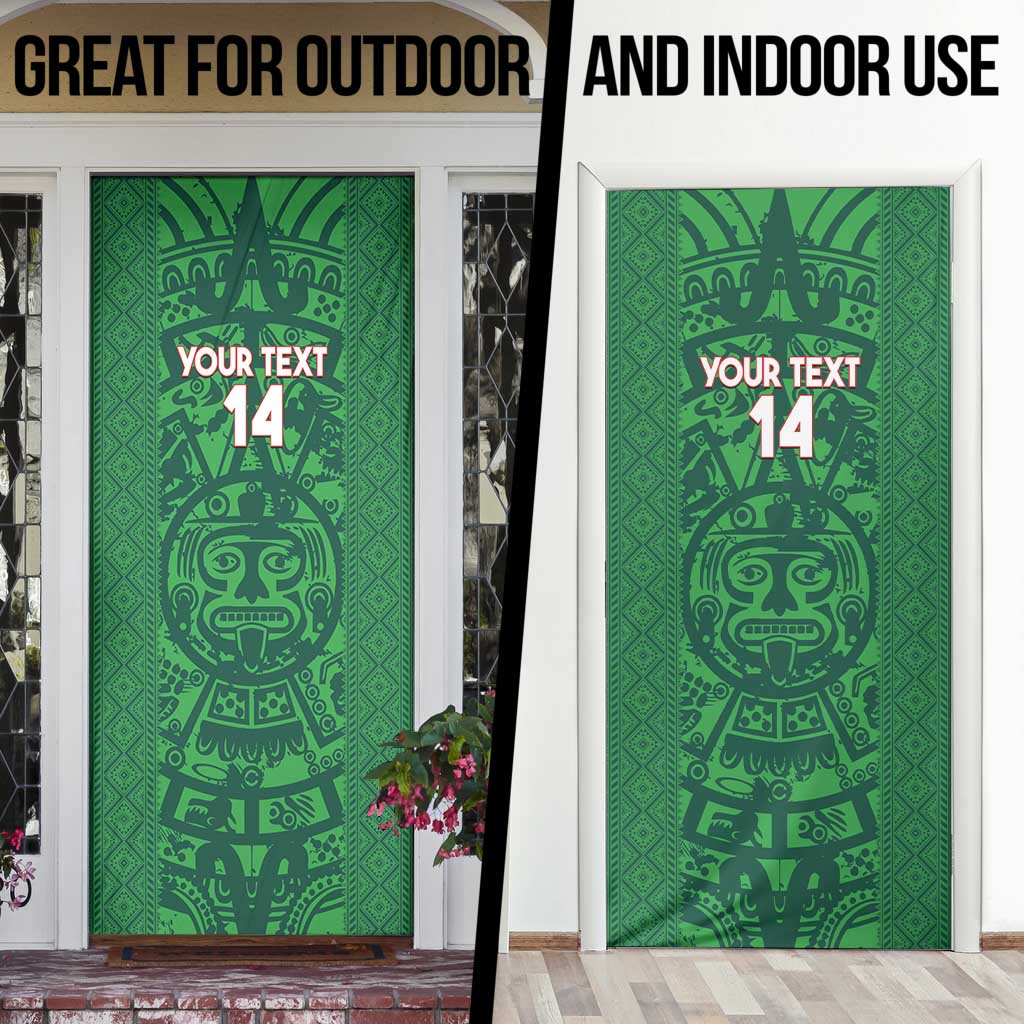 Custom Mexico Football Door Cover 2025 El Tri Champions Green Color - Wonder Print Shop