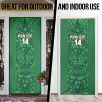 Custom Mexico Football Door Cover 2025 El Tri Champions Green Color - Wonder Print Shop