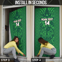 Custom Mexico Football Door Cover 2025 El Tri Champions Green Color - Wonder Print Shop
