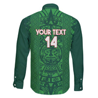 Custom Mexico Football Family Matching Long Sleeve Bodycon Dress and Hawaiian Shirt 2025 El Tri Champions Green Color - Wonder Print Shop