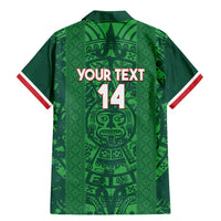 Custom Mexico Football Family Matching Mermaid Dress and Hawaiian Shirt 2025 El Tri Champions Green Color - Wonder Print Shop