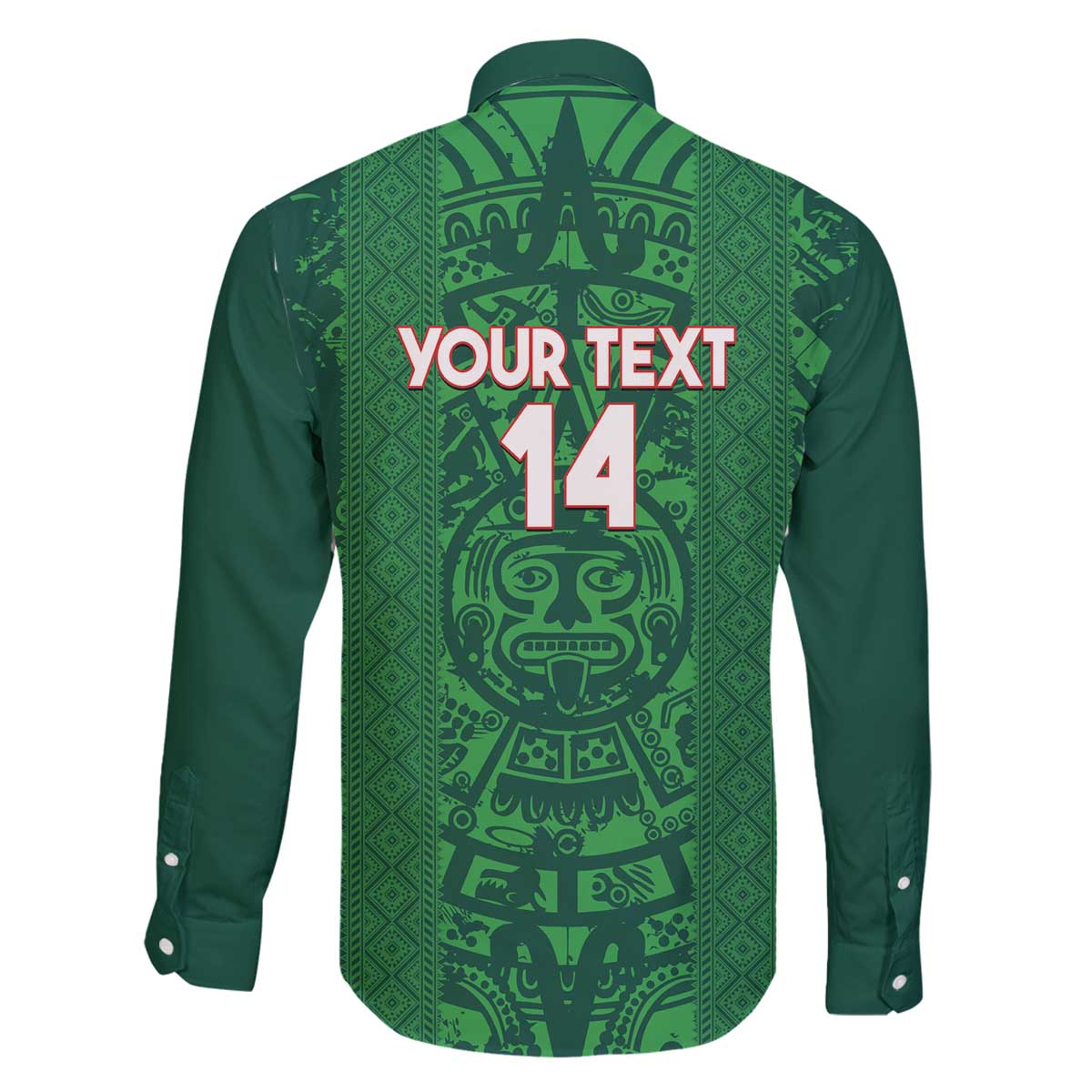 Custom Mexico Football Family Matching Off The Shoulder Long Sleeve Dress and Hawaiian Shirt 2025 El Tri Champions Green Color - Wonder Print Shop