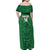 Custom Mexico Football Family Matching Off Shoulder Maxi Dress and Hawaiian Shirt 2025 El Tri Champions Green Color - Wonder Print Shop