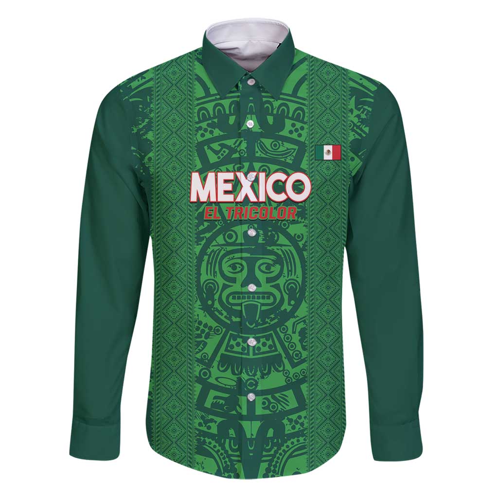 Custom Mexico Football Family Matching Puletasi and Hawaiian Shirt 2025 El Tri Champions Green Color - Wonder Print Shop