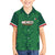 Custom Mexico Football Family Matching Short Sleeve Bodycon Dress and Hawaiian Shirt 2025 El Tri Champions Green Color - Wonder Print Shop