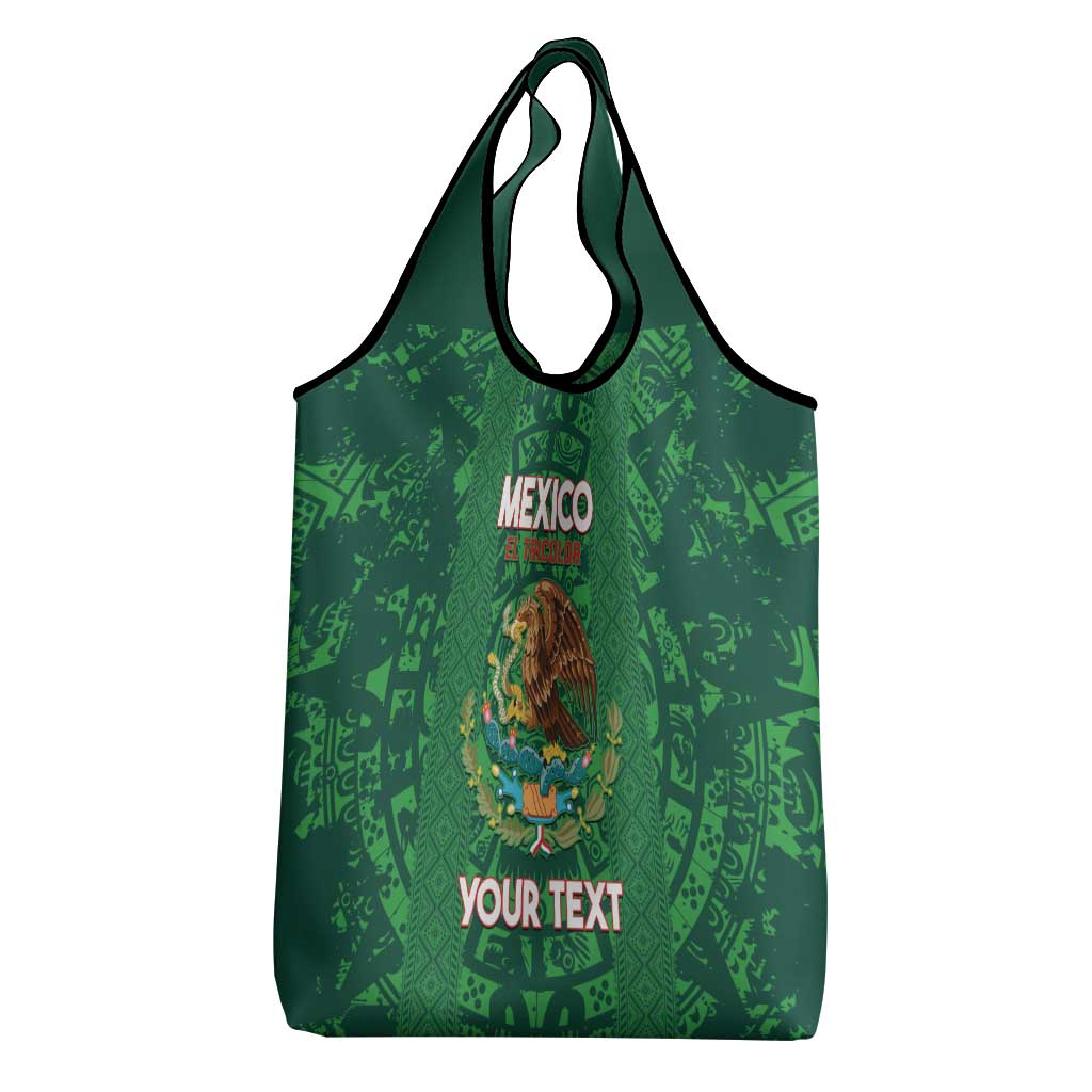 Custom Mexico Football Grocery Bag 2025 El Tri Champions Green Color - Wonder Print Shop