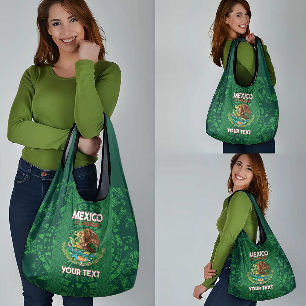 Custom Mexico Football Grocery Bag 2025 El Tri Champions Green Color - Wonder Print Shop
