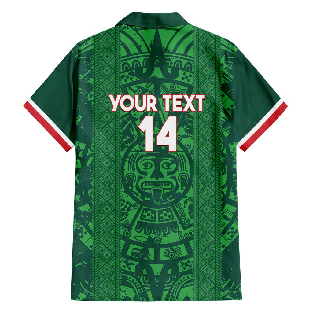 Custom Mexico Football Hawaiian Shirt 2025 El Tri Champions Green Color - Wonder Print Shop