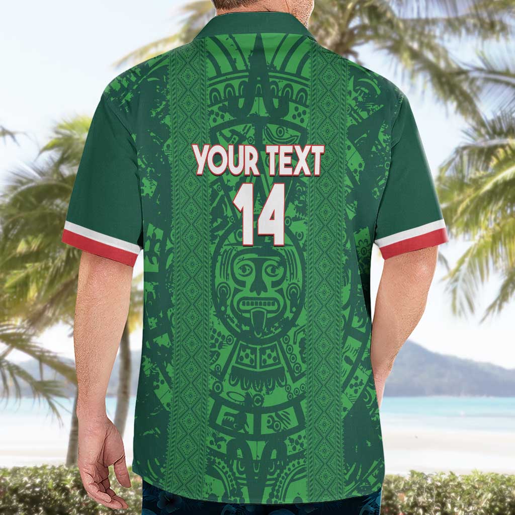 Custom Mexico Football Hawaiian Shirt 2025 El Tri Champions Green Color - Wonder Print Shop