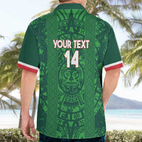 Custom Mexico Football Hawaiian Shirt 2025 El Tri Champions Green Color - Wonder Print Shop