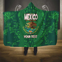 Custom Mexico Football Hooded Blanket 2025 El Tri Champions Green Color - Wonder Print Shop