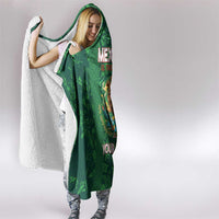 Custom Mexico Football Hooded Blanket 2025 El Tri Champions Green Color - Wonder Print Shop