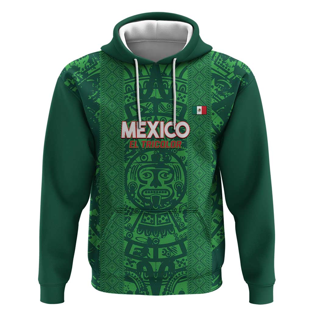 Custom Mexico Football Hoodie 2025 El Tri Champions Green Color - Wonder Print Shop