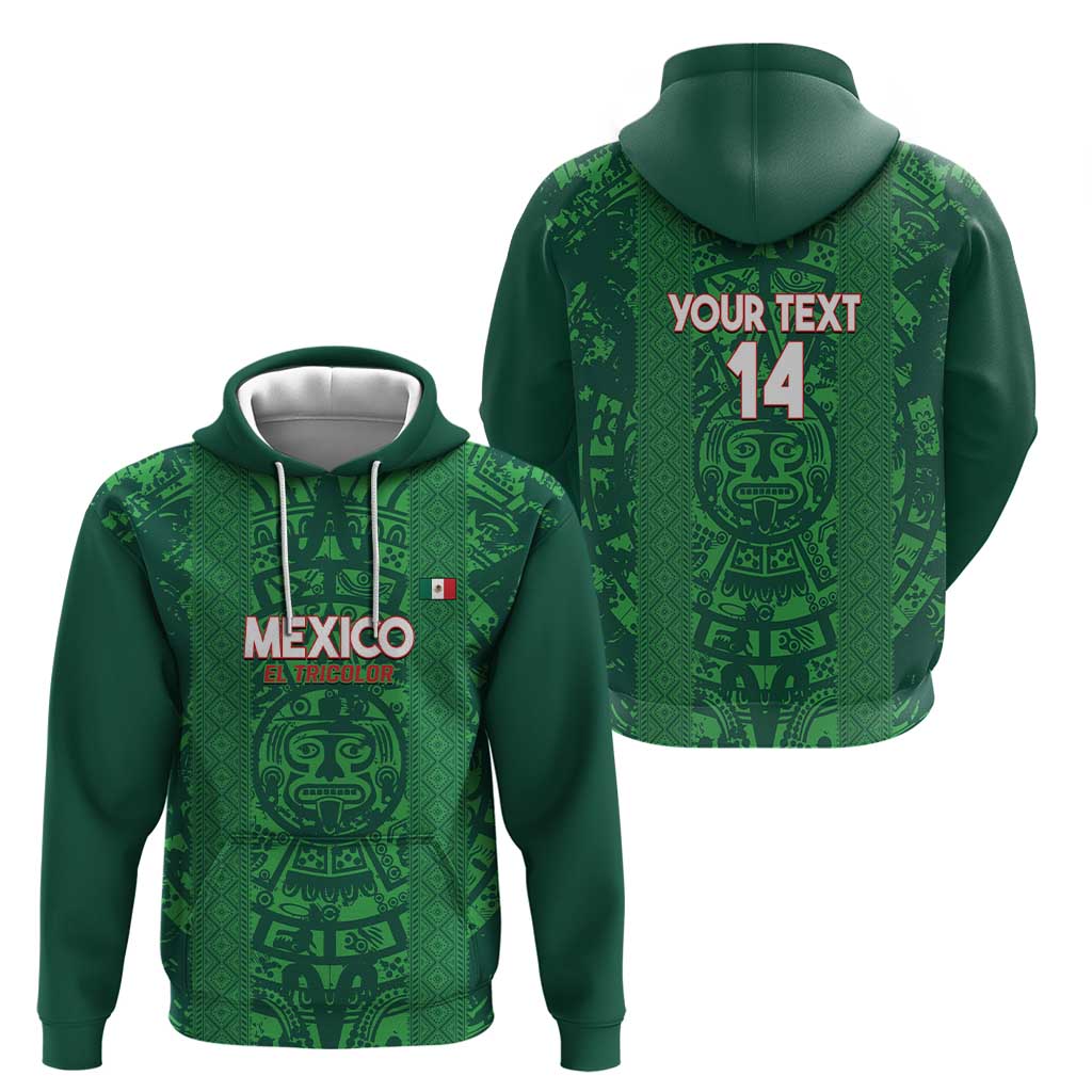 Custom Mexico Football Hoodie 2025 El Tri Champions Green Color - Wonder Print Shop