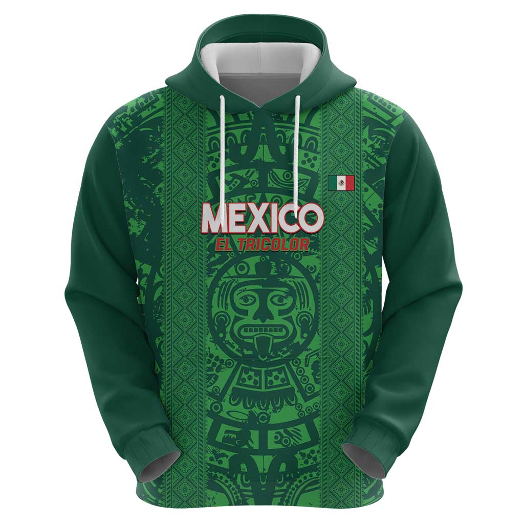 Custom Mexico Football Hoodie 2025 El Tri Champions Green Color - Wonder Print Shop
