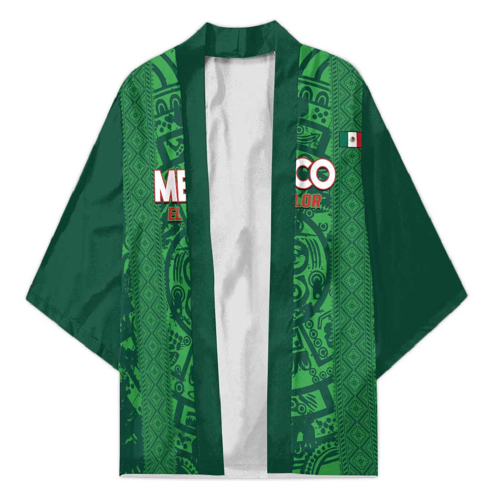 Custom Mexico Football Kimono 2025 El Tri Champions Green Color - Wonder Print Shop