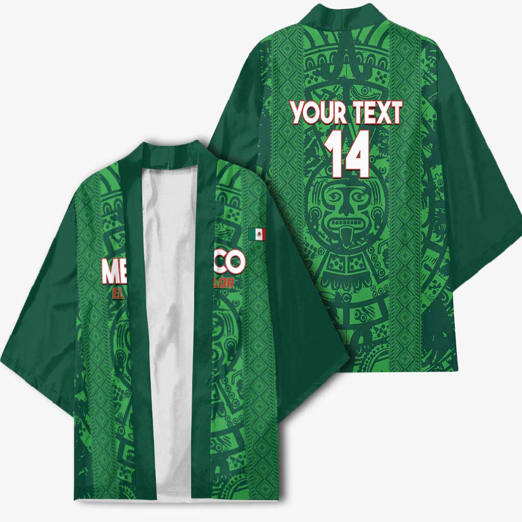 Custom Mexico Football Kimono 2025 El Tri Champions Green Color - Wonder Print Shop