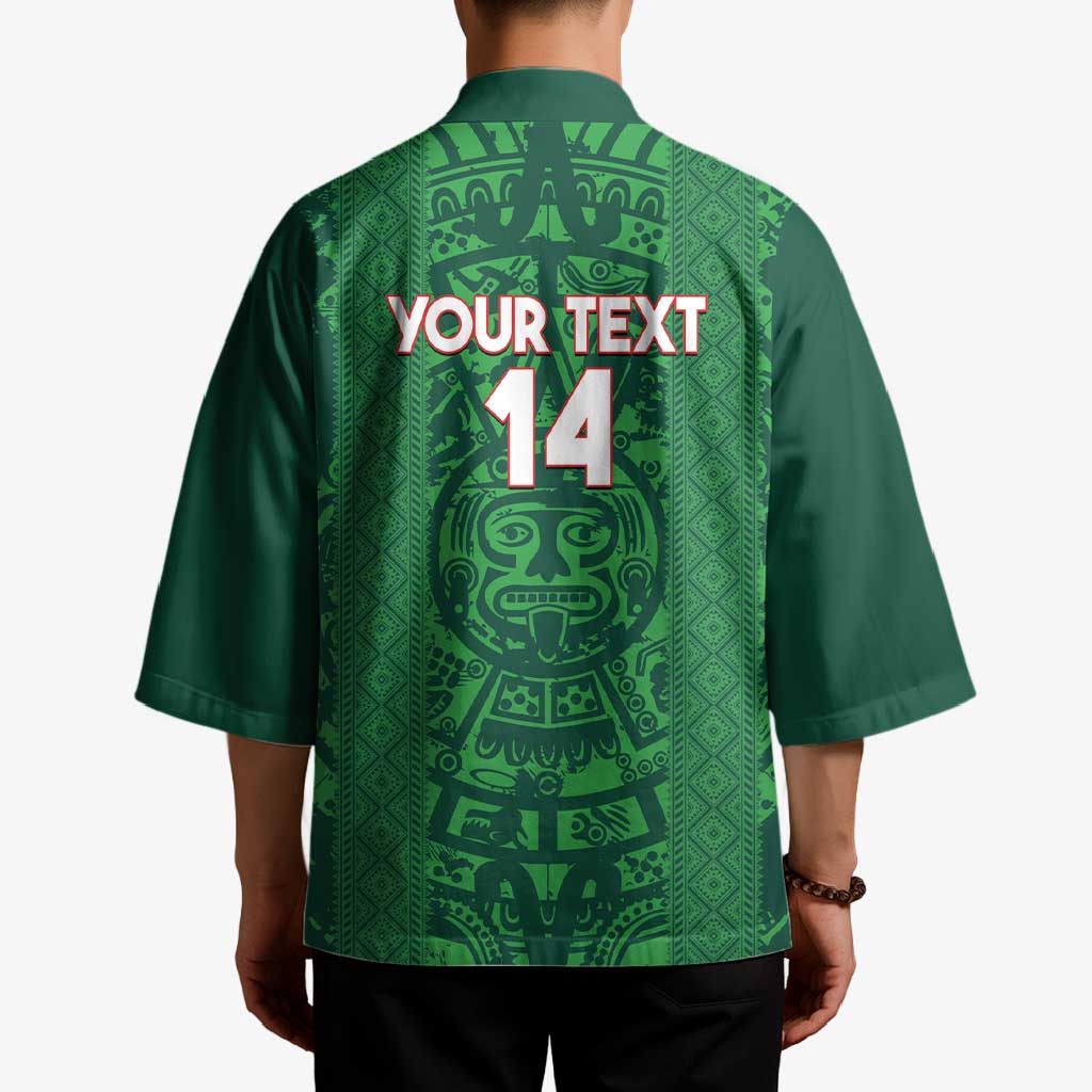 Custom Mexico Football Kimono 2025 El Tri Champions Green Color - Wonder Print Shop