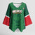 Custom Mexico Football Kimono Sleeve Blouse 2025 El Tri Champions Green Color - Wonder Print Shop