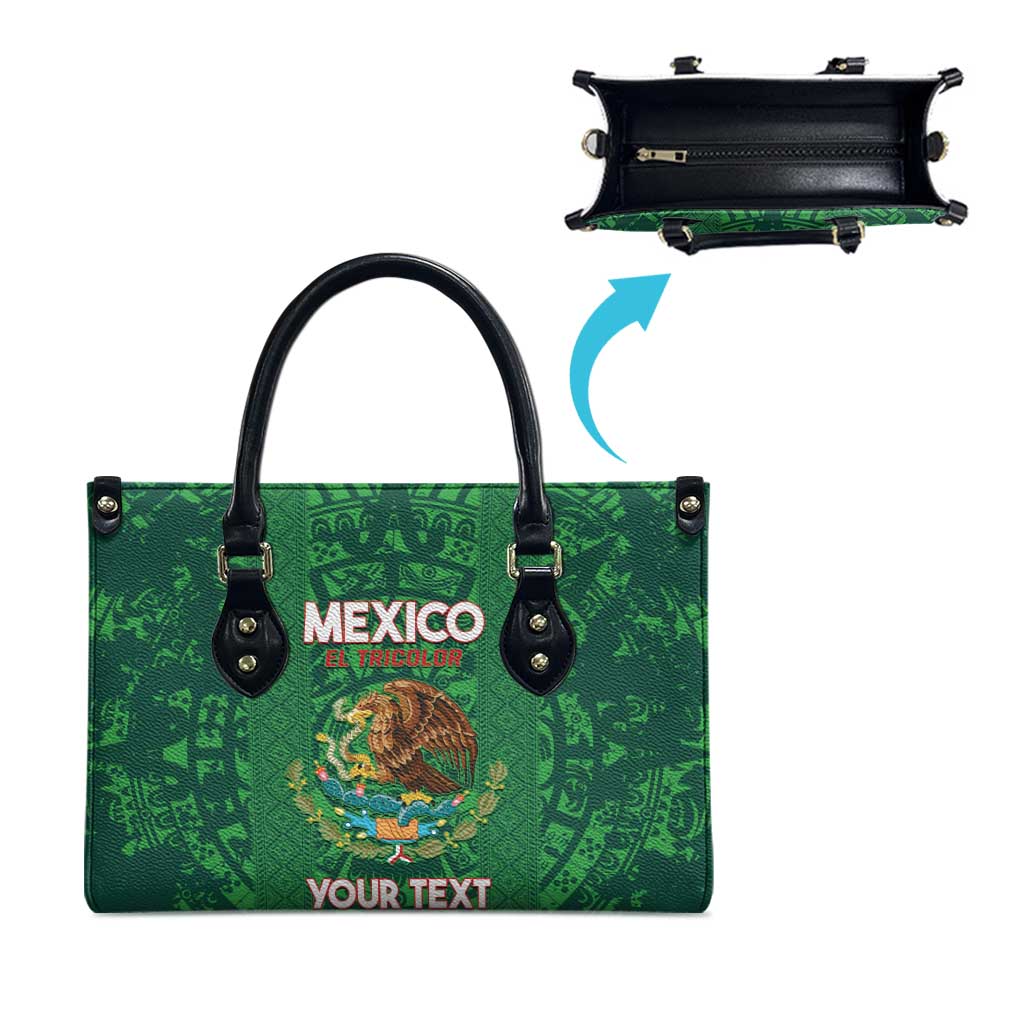 Custom Mexico Football Leather Bag 2025 El Tri Champions Green Color - Wonder Print Shop