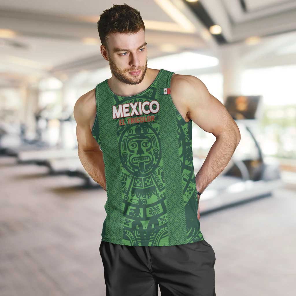 Custom Mexico Football Men Tank Top 2025 El Tri Champions Green Color - Wonder Print Shop