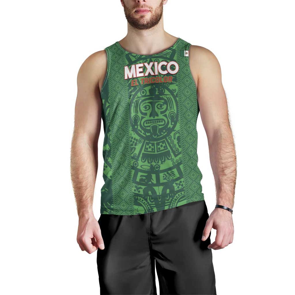 Custom Mexico Football Men Tank Top 2025 El Tri Champions Green Color - Wonder Print Shop
